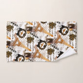 パリ：ラツアーエッフェル バスタオルセット (ハンドタオル)