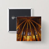 パリ·ラ·サンテ·シャペルの下礼拝堂 缶バッジ (正面&裏面)