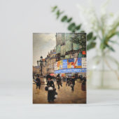 パリ、リュドゥアーブルのアートワーク ポストカード (スタンド正面)