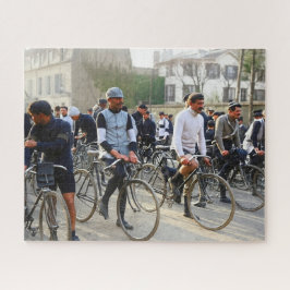 パリ・ルーベ自転車レース 1907年 カラー・レダックス ジグソーパズル