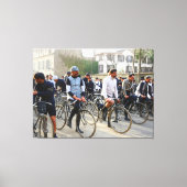 パリ-ルーベ 自転車レース 1907 カラー リダックス キャンバスプリント (正面)
