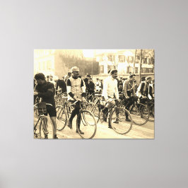 パリ-ルーベ 自転車レース 1907 カラー リダックス キャンバスプリント
