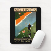 パリ – ロンドン – パリバイエア マウスパッド (マウス)