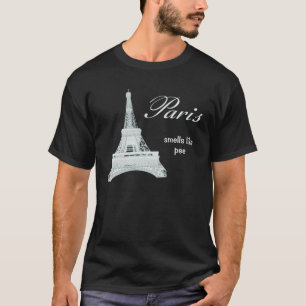 パリ-ワイシャツの暗闇 Tシャツ