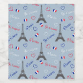 パリ ワインラベル (シングルラベル)