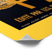 パリ – ヴィンテージ旅行ポスター ポスター (角)