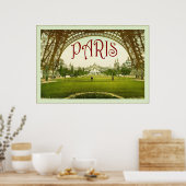 パリ～ヴィンテージ旅行ポスター ポスター (キッチン)