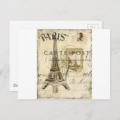 パリ ヴィンテージ ポストカード (正面/裏面)