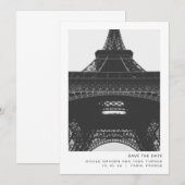 パリ 保存日 セーブザデート (正面/裏面)