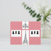 パリ 光の街 エッフェル塔 フランス ポストカード (スタンド正面)