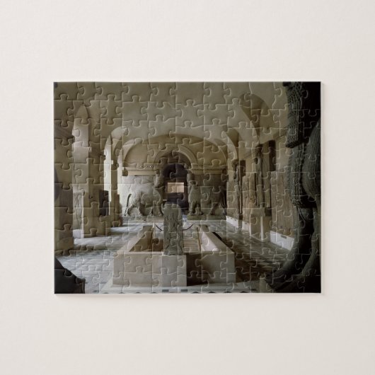 パリ(写真)のルーバーのアッシリア部屋 ジグソーパズル (横)