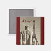 パリ～冷蔵庫用マグネット マグネット (正面/裏面)
