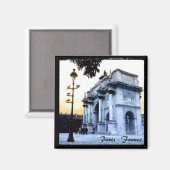 パリ、凱旋門、フランス（マグネット） マグネット (正面/裏面)