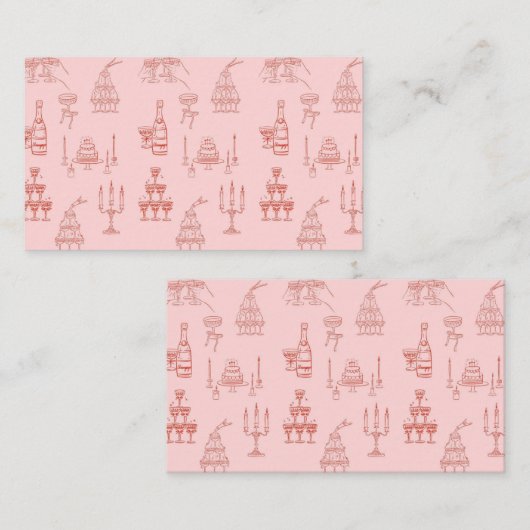 パリ 名刺 (正面/裏面)