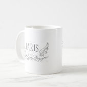 パリ 愛してる コーヒーマグカップ (正面左)