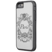 パリ：愛の街イラストレーションiPhone 6ケース Case-Mate iPhoneケース (裏面左)