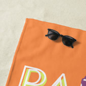 パリ、旅行アート、レトロ旅行アート ビーチタオル (インサイチュ)