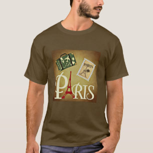 パリ、旅行 Tシャツ