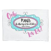 「パリ」 枕カバー (正面)