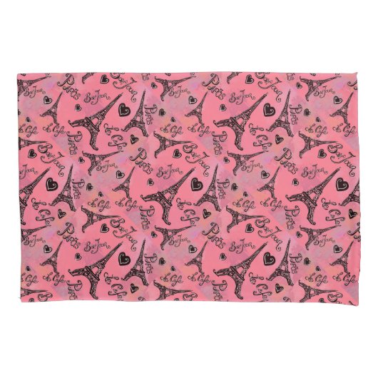 パリ 枕カバー (正面)