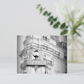 パリ、白黒ヴィンテージビューポストカード ポストカード (スタンド正面)