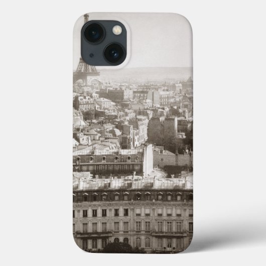 パリ: 空中写真1900年 Case-Mate iPhoneケース (裏面)