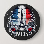 パリ 缶バッジ (正面)
