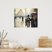 パリ、雨の日 ポスター (キッチン)