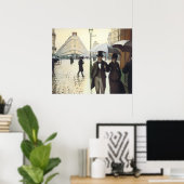 パリ、雨の日 ポスター (ホームオフィス)