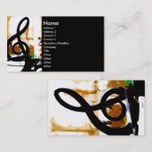 パリ-音楽 名刺 (正面/裏面)