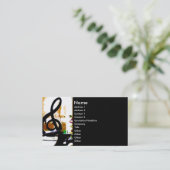 パリ-音楽 名刺 (スタンド正面)