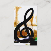 パリ-音楽 名刺 (裏面)