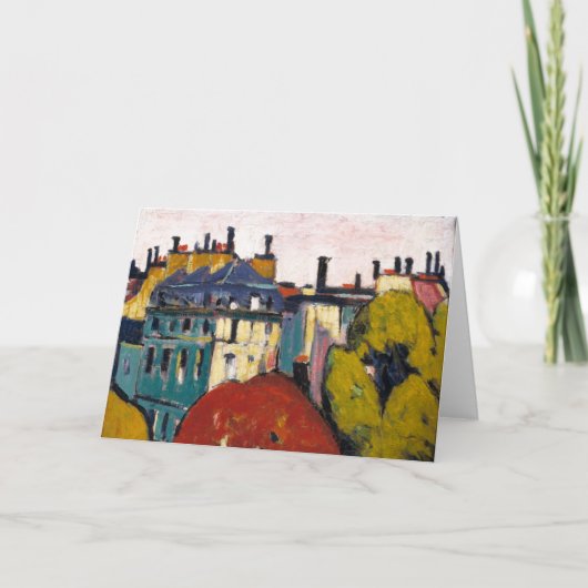 パリ,風景 | Henry Lyman Saien カード (正面)