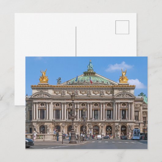 パリ# 55 ポストカード (正面/裏面)