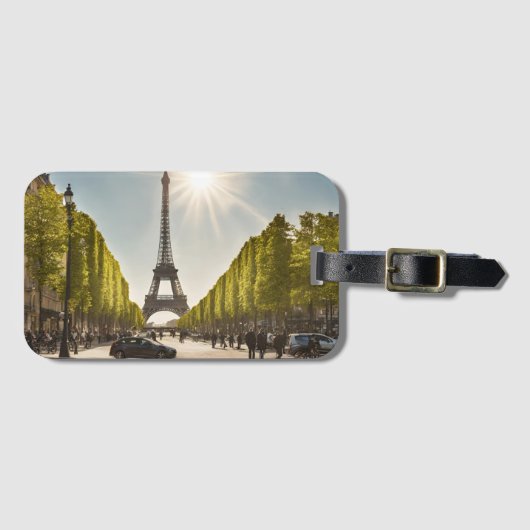 パリ(isParis6) ラゲッジタグ (正面横)