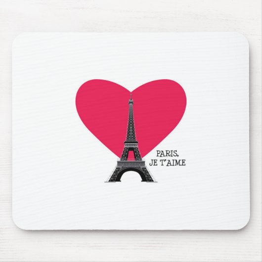 パリ、Je T'Aime マウスパッド (正面)