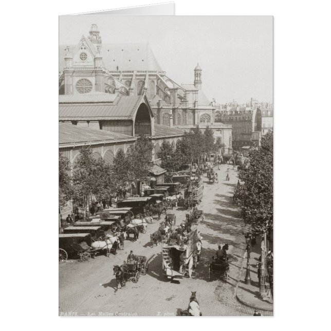 パリ： Les Halles, C1900 (正面)
