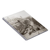 パリ: Les Halles、C1900 ノートブック (右側)