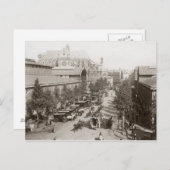 パリ： Les Halles, C1900 ポストカード (正面/裏面)