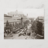 パリ： Les Halles, C1900 ポストカード (正面)