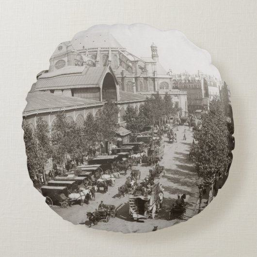 パリ: Les Halles、C1900 ラウンドクッション (正面)