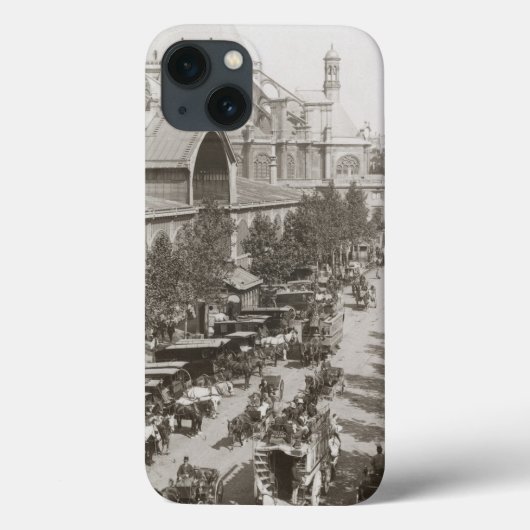 パリ: Les Halles, C1900 Case-Mate iPhoneケース (裏面)
