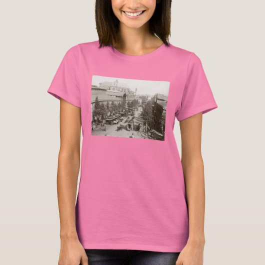 パリ： Les Halles, C1900 Tシャツ (正面)