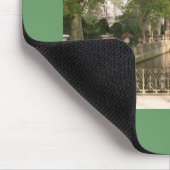 パリ- Mediciの噴水、ルクセンブルクの庭 マウスパッド (コーナー)