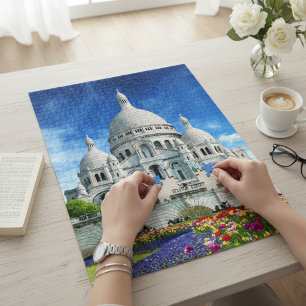 パリ Sacre Coeur サンシャインガーデン ジグソーパズル