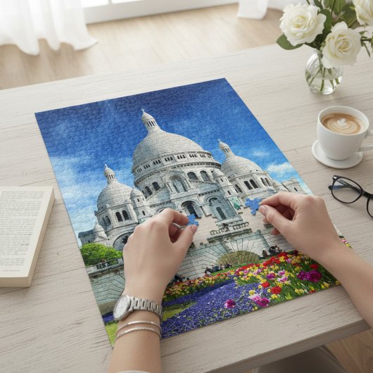 パリ Sacre Coeur サンシャインガーデン ジグソーパズル