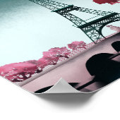 パリ | Vintage Travelポスター |強化マットPap ポスター (角)