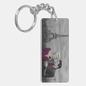 パリB&W キーホルダー (正面左)