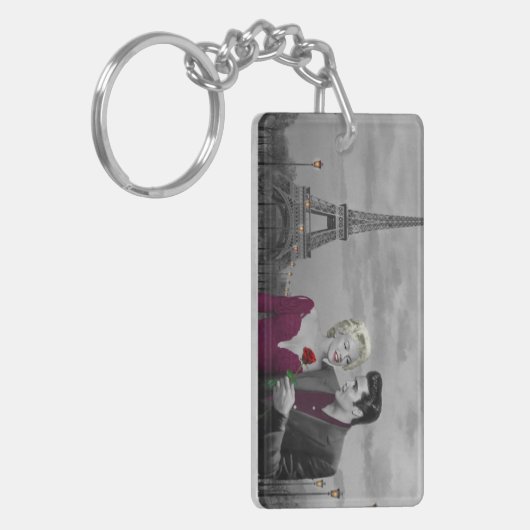 パリB&W キーホルダー (正面左)