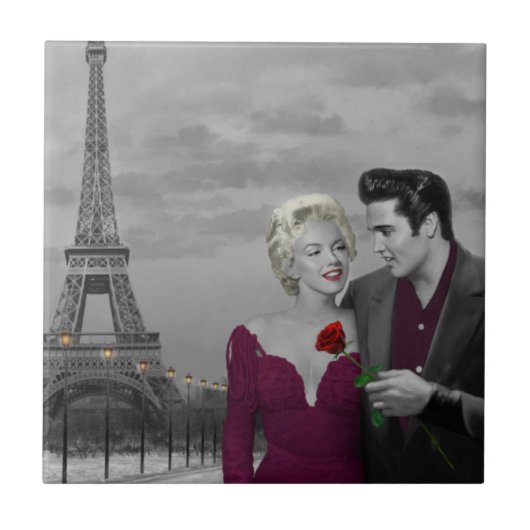 パリB&W タイル (正面)